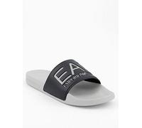 EA7 Emporio Armani Logo Sliders - Multi, Multi, Size 43, Men Print