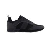 EA7 Emporio Armani Mesh Runner Trainers, Black/Asphalt (Black/Asphalt, UK Footwear Size System, Adult, Men, Numeric, Medium, 10)