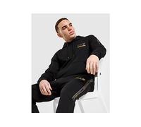 EA7 Emporio Armani Tape Centre Logo Overhead Hoodie - Black - Mens S