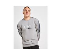 EA7 Emporio Armani Tape Large Logo Crew Sweatshirt - Grey - Mens XL
