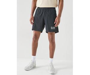 EA7 Emporio Armani Tennis Pro Multi-Sport Ventus Shorts, Black, Size 3Xl, Men Black