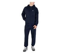 EA7 Emporio Armani Tracksuit Set with Hood, Blue, Logo on Chest and Back, Navy Blue, S