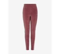 EA7 Emporio Armani Train Athletic Velour Side Stripe Trousers Dark Pink White Black Women - M