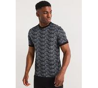 EA7 Emporio Armani Train Graphic Monogram T-Shirt - Black, Black, Size M, Men Black