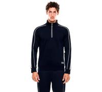 EA7 Emporio Armani Train Logo Series Tape Br Half Zip Sweatshirt L Navy