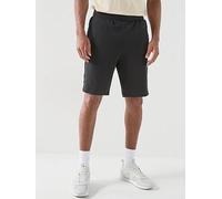 EA7 Emporio Armani Train Taped Sleeve Bermuda Shorts, Black, Size Xl, Men Black