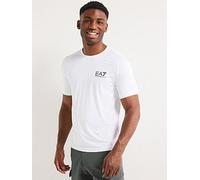 EA7 Emporio Armani Ventus Crew Neck T-Shirt, White, Size L, Men White