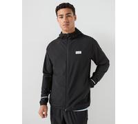 EA7 Emporio Armani Ventus Hooded Jacket, Black, Size S, Men Black