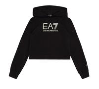 EA7 Girls Fundamental Sporty Cropped Sweatshirt Size: UK 8, Colour: Black