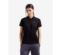 EA7 Logo Polo short sleeve pure black Women - L
