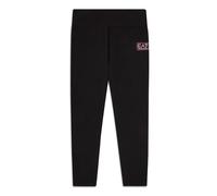EA7 Logo Series Girls Stretch Cotton Legging Size: 14, Colour: Black