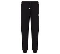 EA7 Logo Series Mens Cotton Jogger Size: Large, Colour: Black
