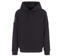 EA7 Logo Series Mens Hooded Sweatshirt Size: Medium, Colour: Black