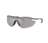 EA7 Man Sunglass Q72001 - Frame color: Matte Black, Lens color: Light Grey Mirror Silver