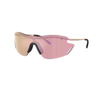 EA7 Man Sunglass Q72001 - Frame color: Matte Bronze, Lens color: Dark Brown Mirror Rose Gold
