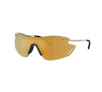 EA7 Man Sunglass Q72001 - Frame color: Matte Pale Gold, Lens color: Brown Mirror Gold