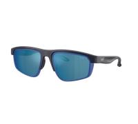 EA7 Man Sunglass Q74003 - Frame color: Matte Dark Blue, Lens color: Dark Blue Mirror Blue