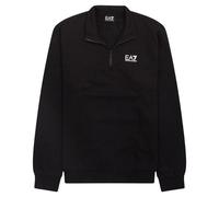 EA7 Mens 1/2 Zip Sweatshirt Size: Small, Colour: Black