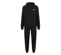 Zip Hooded Tracksuit Black/Gold XL