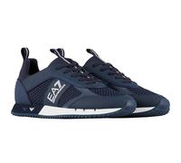 Ea7 Mens B&w Mesh Run Running Style Trainers Navy 10 UK