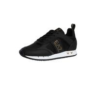 EA7 Men's Carbon Mesh Logo Trainers, Black