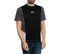 EA7 Men's Centre Logo T-Shirt, Black, L