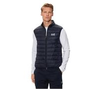 EA7 Men's Chest Logo Lightweight Gilet, Blue, XL