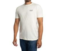 EA7 Men's Chest Logo T-Shirt, Vanilla Ice, M