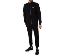 EA7 Men's Chest Logo Zip Tracksuit, Black