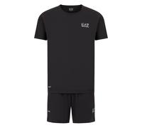 EA7 Mens Dynamic Athlete VENTUS7 T-Shirt & Shorts Set Size: Extra Large, Colour: Black
