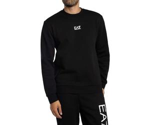 EA7 Men's Felpa Core Sweatshirt, Black, XL