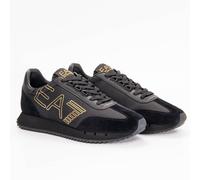 Ea7 B&W Vintage Men's Black Trainers UK 6