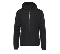 EA7 Men's Logo Zip Down Jacket, Black, XXL