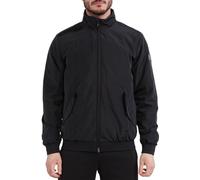 EA7 Mens Patch Logo Black Jacket - Size Large