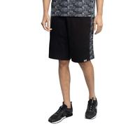 EA7 Men's Pattern Sweat Shorts, Black, L