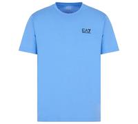 EA7 Mens Pima Cotton Core Identity T-Shirt Size: XXL, Colour: Sky Blue