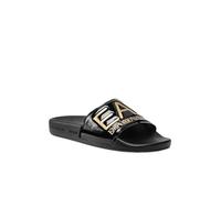 EA7 Emporio Armani Logo Slider - Black, Black, Size 43, Men Black