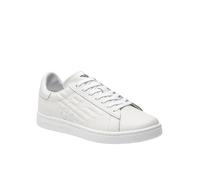 EA7 Mens Side Logo Sneaker Court Trainers White 7 UK