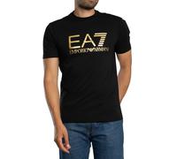 EA7 Men's Slim Logo Graphic T-Shirt, Black