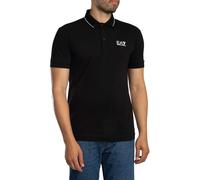 EA7 Men's Trim Logo Polo Shirt, Black
