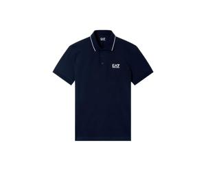 EA7 Men's Trim Logo Polo Shirt, Blue