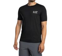 EA7 Men's Ventus 7 Chest Logo T-Shirt, Black