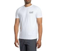 EA7 for man. 8NPT22_PJEMZ Tennis Ventus7 white T-shirt (L), Sport, Tennis / Paddle tennis, Multisport, Polyamide, Short sleeve