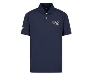 EA7 Men's Ventus 7 Polo Shirt, Navy Blue, XL