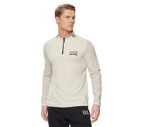 EA7 Mens VENTUS7 1/4 Zip Size: Small, Colour: Beige