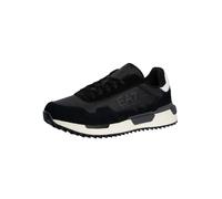 EA7 Men's Vintage Running Nylon Trainers, Black/White, 6 UK