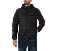 EA7 Men's Woven Down Jacket, Black