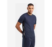 EA7 Stripe Contrast Logo Short Sleeve T-shirt navy blue - M