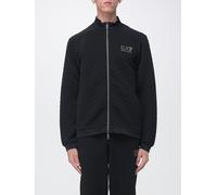 EA7 Train Premium Label Zip-Up Turtleneck Sweatshirt with Contrast Logo - Size: XL - male
