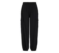 EA7 Womens Contemporary Sport Nylon Cargo Trouser Size: Extra Small, Colour: Black